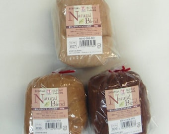 Japanese Hamanaka Wool Felt Natural Blend Series 40g 21 Color