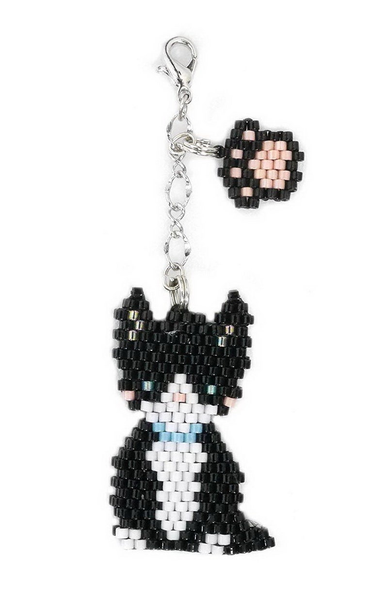 DIY Miyuki Bead Kit Black Cat charm Japanese Craft Kit BFK-429