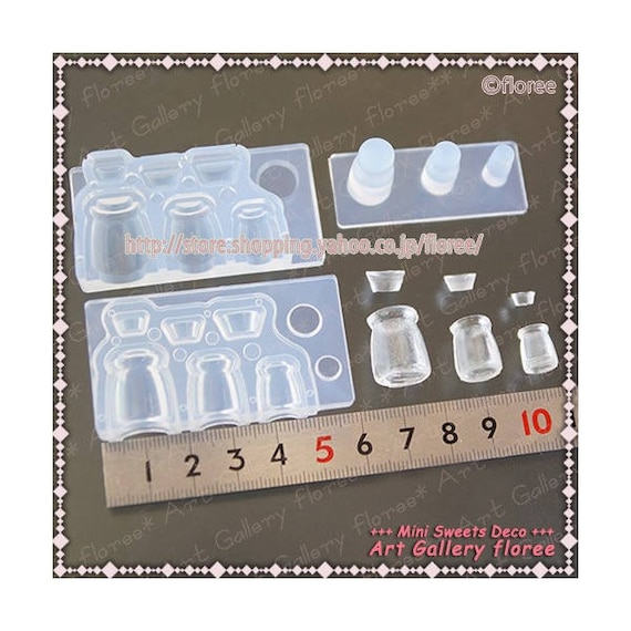 Miniature Series 3D Pudding Bottle Mold High Quality Silicone Soft