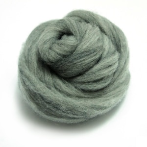 10g Super Fast felting Short Fiber Wool Perfect in Needle Felt Mix Grey V807