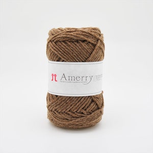 Hamanaka Amerry Yarn Ball 36 Farben 70 Merino Wolle 30 Acryl 40 Gramm Ideal für stricken Nr. 23