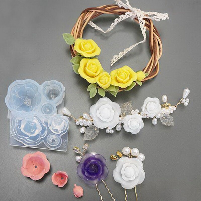 Lovely Flower 3D Rose (L) High Quality Silicone Soft Mold Lovely Flower 3D Rose (L) High Quality Silicone Soft Mold
