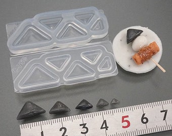 Lovely food Mini 3D Oden Series Konjac Mold High Quality Silicone Soft Mold For Clay / Resin / UV Resin from Japan C-750