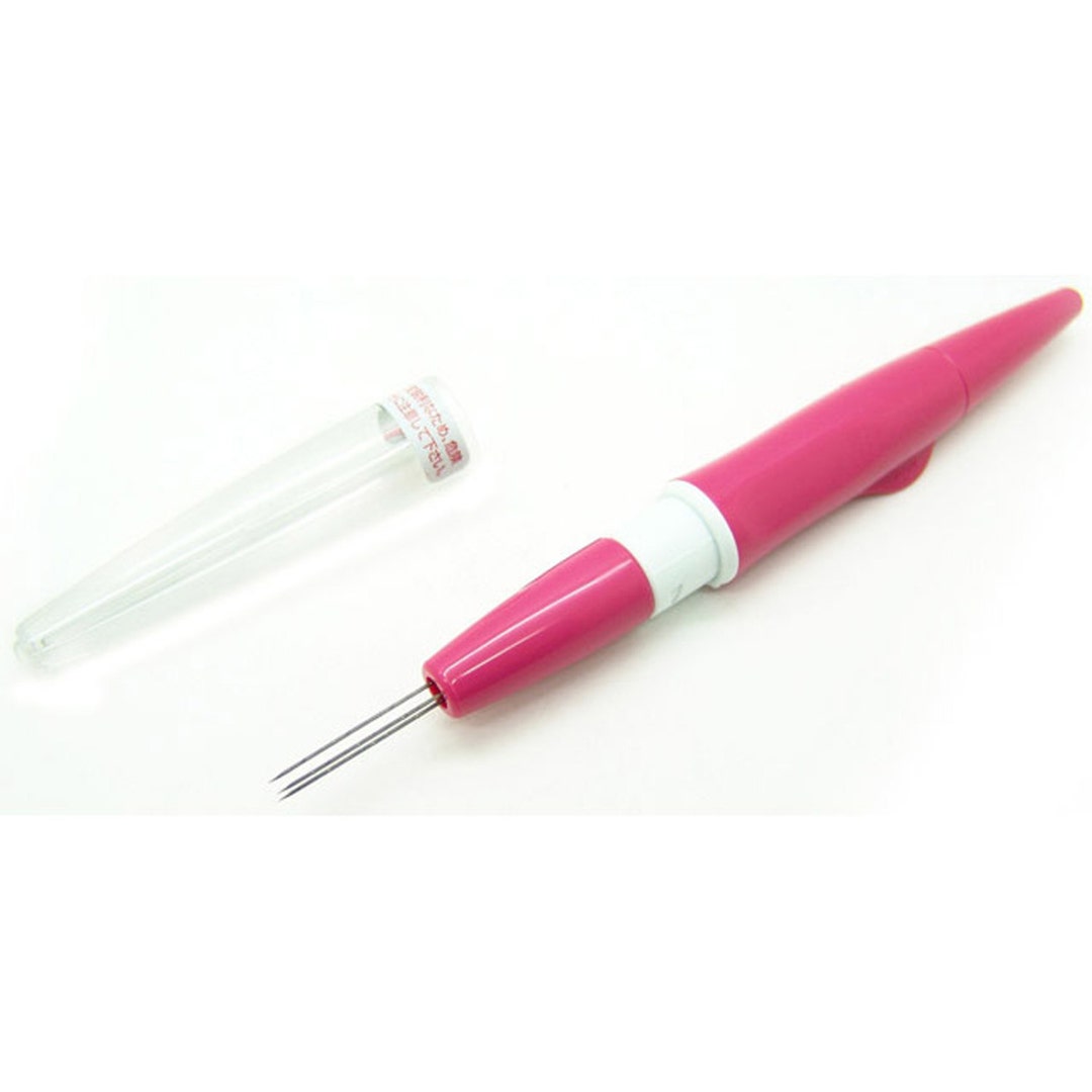 Needle Felt CLOVER Japan Pen Style Needle Felting Tool 3 Pins Applique ...