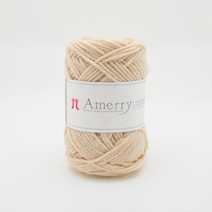 Hamanaka Amerry Yarn Ball 36 Farben 70 Merino Wolle 30 Acryl 40 Gramm Ideal für stricken Nr. 21