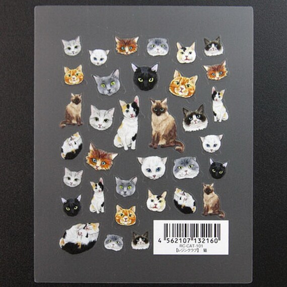 日本レジンクラブ 柄ステッカー 猫 スーパーデザインフィルム 高品質