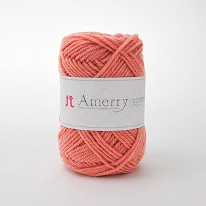 Hamanaka Amerry Yarn Ball 36 Farben 70 Merino Wolle 30 Acryl 40 Gramm Ideal für stricken Nr. 27