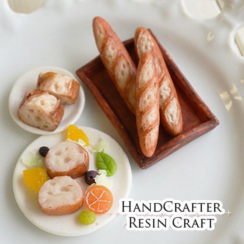 Lovely bread mini 3D French bread mold High Quality Silicone Soft Mold For Clay Resin UV Resin from Japan C-730