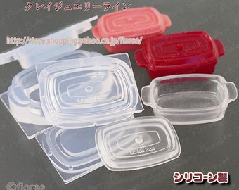 Lunch Box (L) Mold High Quality Silicone Soft Mold For Clay / Resin / UV Resin/ Soap from Japan GR-1003