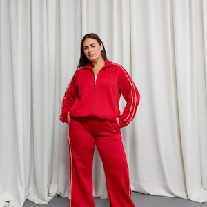 Costumes Plus size, Tracksuit for women Plus size, tracksuit, Women&#39;s suit,Comfy sport costume,Women’s sport suit,Cotton sport set