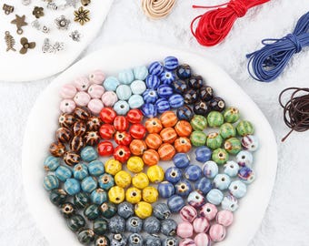 12mm Watermelon Ceramic Beads – Handmade Jewelry Supplies