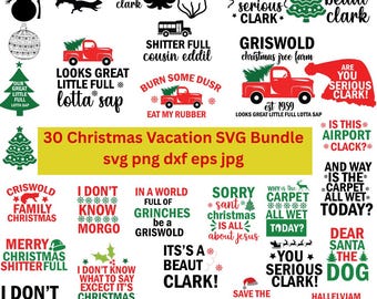 Christmas Vacation SVG Bundle, Griswold Designs (Digital Download)