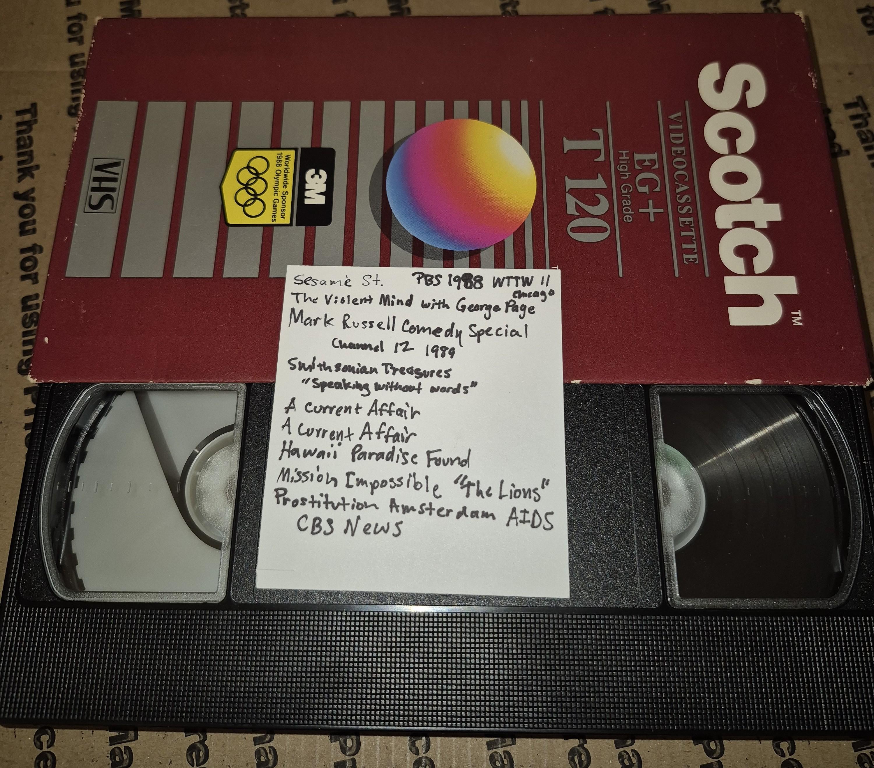 Vintage VHS Tape PBS Chicago 80