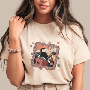 Vinyl Cat DJ T-Shirt | Retro Record Lover Tee | Funny Cat & Music Shirt | Whimsical DJ Kitty Graphic | Gift for Audiophiles And Cat Fans