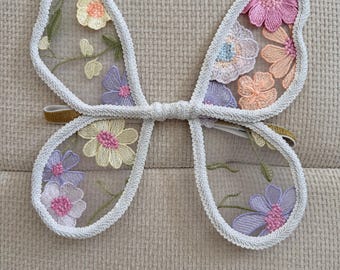 Alas de hada para bebé / Alas de hada de encaje / Alas de mariposa 3D / Alas de disfraz / Traje de cumpleaños / REGALO PARA BEBÉ / Érase una vez