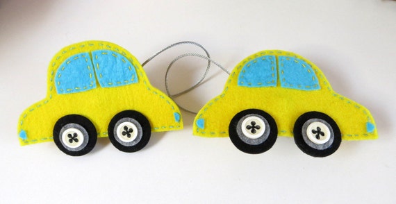 Curtain Holders Curtain Tie Backs Magnet With Yellow Felt Etsy