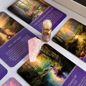 Baralho Oracle, 44 cartas Oracle, cartas de tarô exclusivas, cartas de anjo, adivinhação, cartas Oracle artesanais, alternativa de tarô