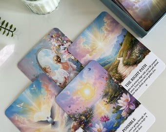 Sacred Wisdom Oracle Cards: 44-Card Spiritual Guidance Deck