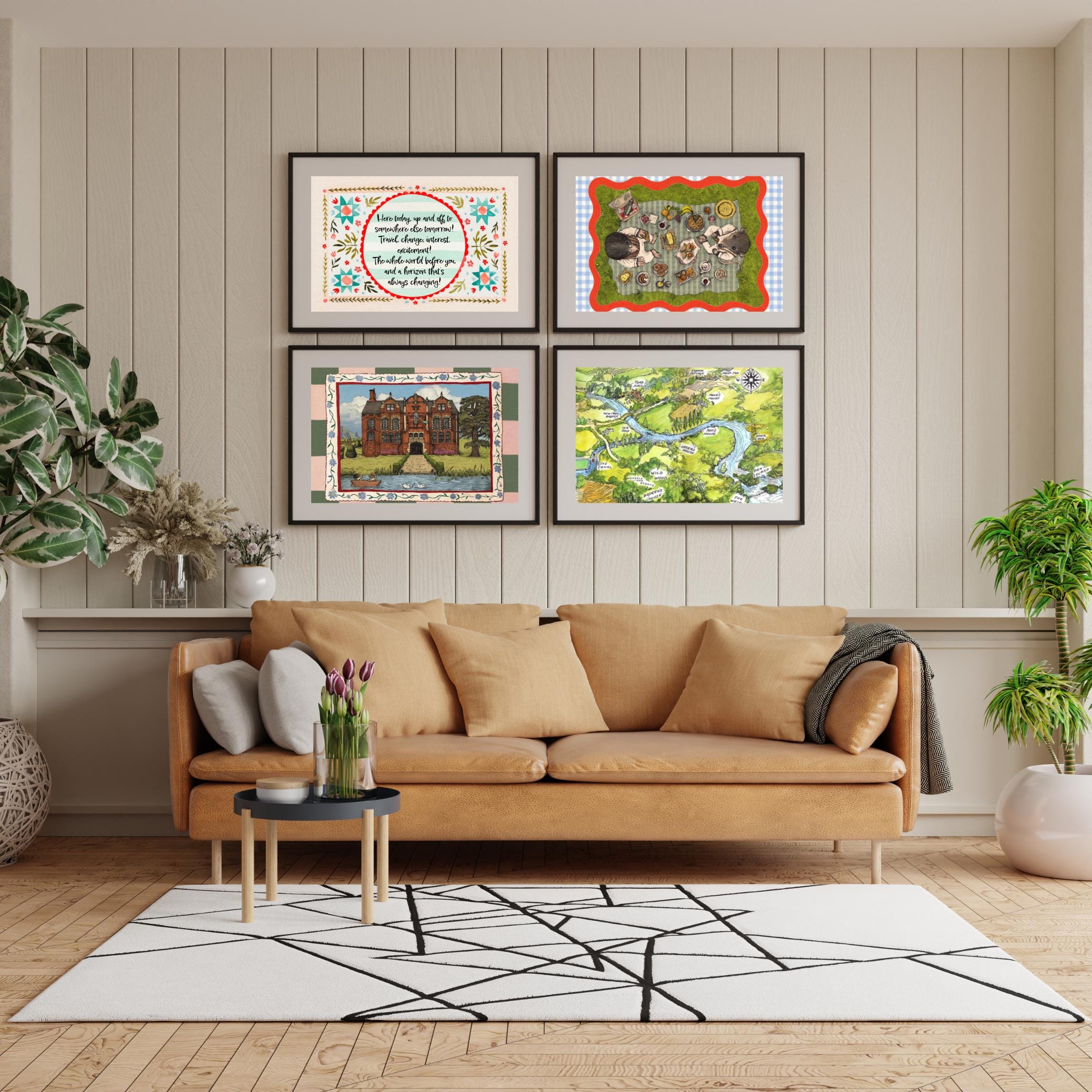Wind in the Willows Vintage Nursery Print Set: 30 Storybook ...