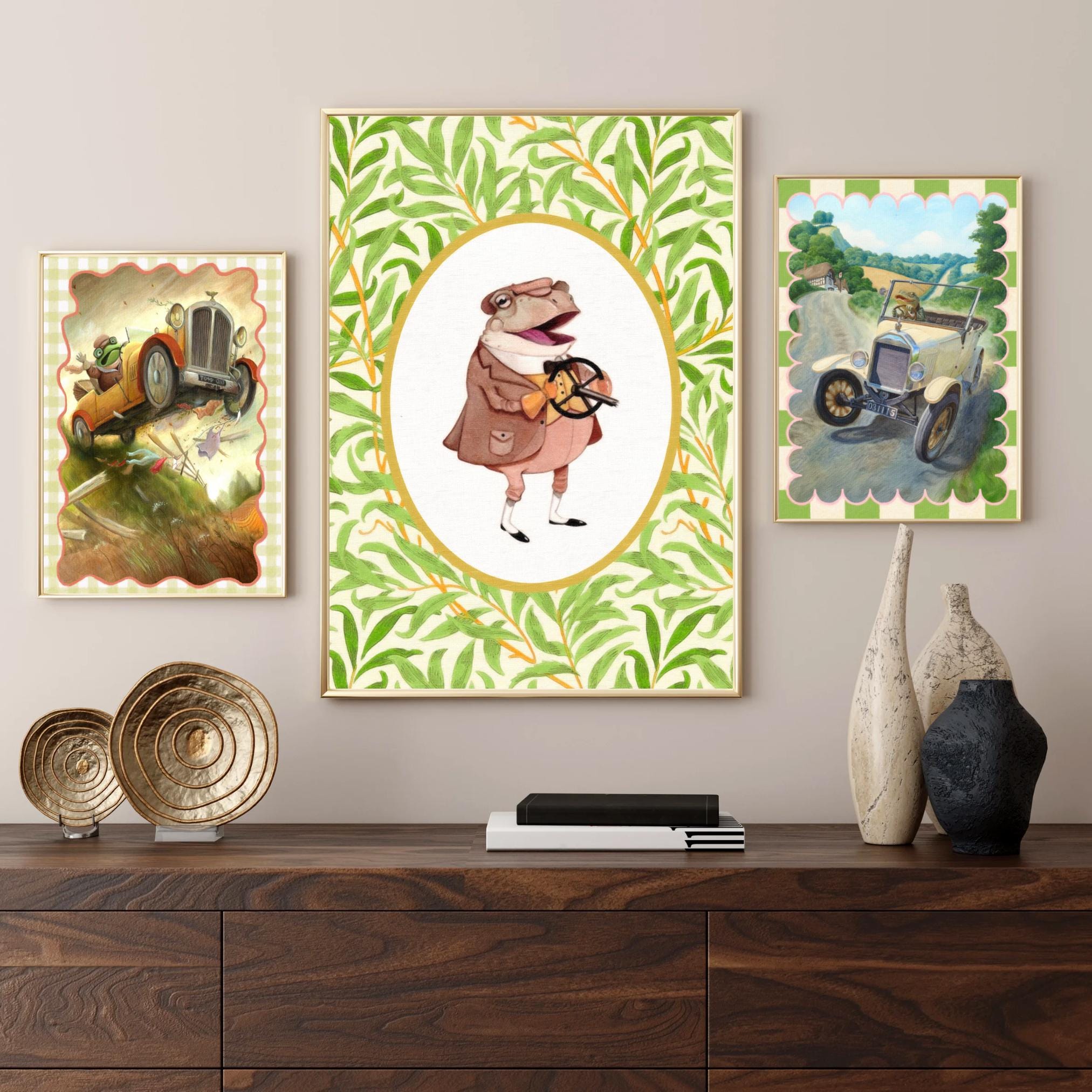 Wind in the Willows Vintage Nursery Print Set: 30 Storybook ...