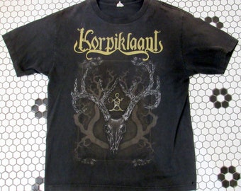 Korpiklaani heavy black metal Finland rare vintage original T Shirt AllStyle tag