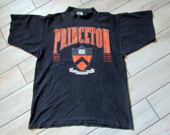 Princeton Crest Motto football jersey original vintage Shirt Galt Sand Tag Made In USA size Large