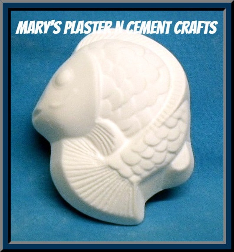 Magnets U Paint DIY Plaster PlasterCraft Kids Crafts Small Fish Ready To Paint Plaster Cute Fish DIY Chalkware