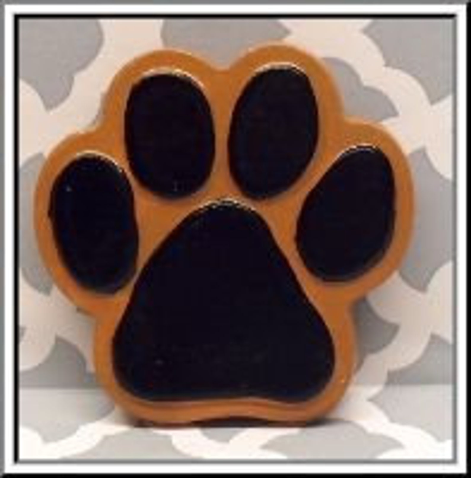 Ready to Paint Plaster Paw Print Large Paw Print U Paint Etsy
