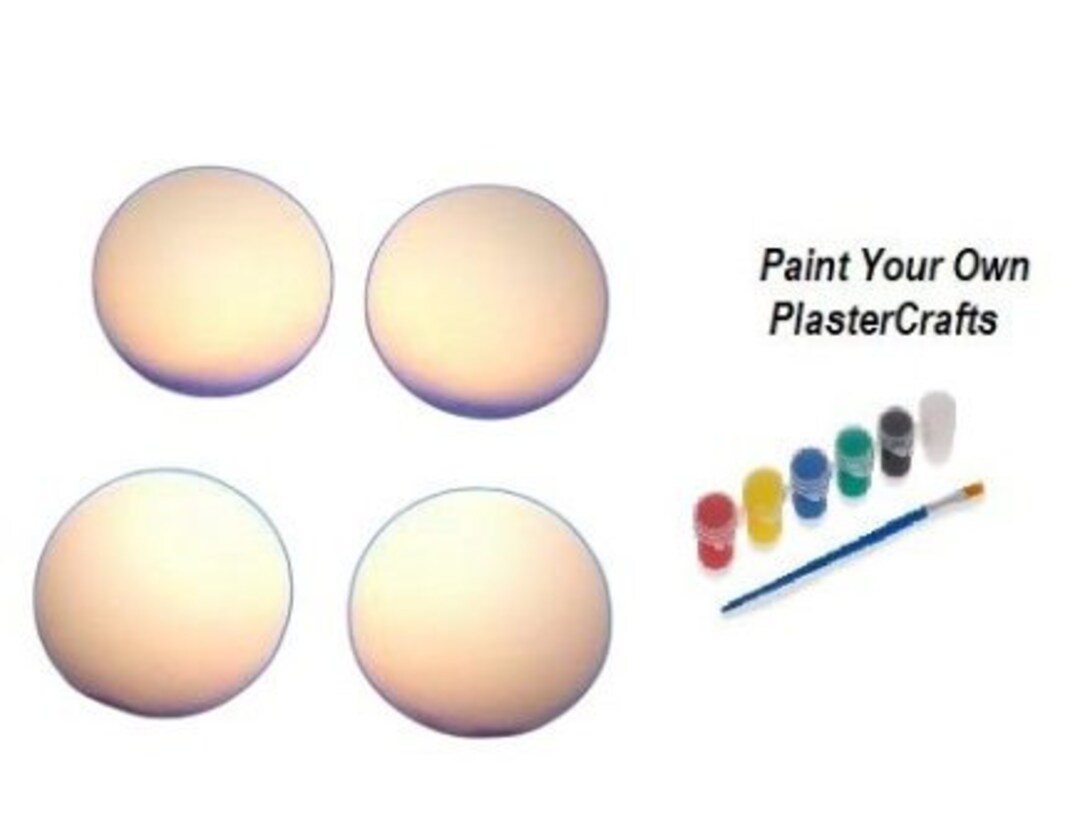 Ready to Paint Plaster Bubbles 4 Pc Bubble Set U Paint DIY Etsy