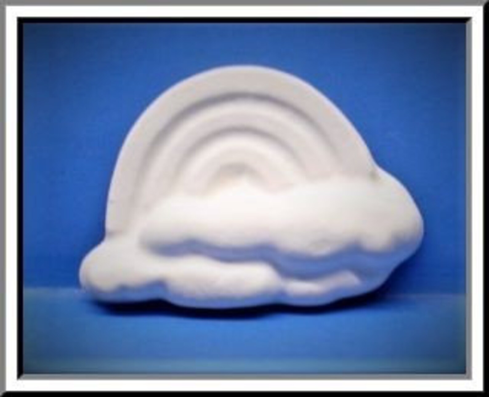 Ready To Paint Plaster Rainbow Small Rainbow U Paint DIY Etsy