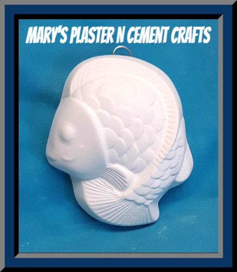 Magnets U Paint DIY Plaster PlasterCraft Kids Crafts Small Fish Ready To Paint Plaster Cute Fish DIY Chalkware