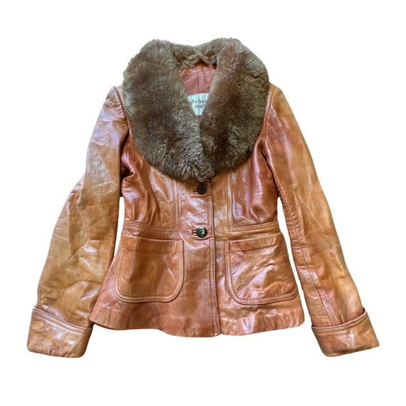 Vintage Sheep Mates Leather & Shearling Jacket - image 1