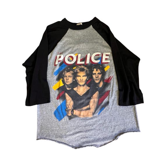 Rare Authentic Vintage the Police Synchronicity Police Jam