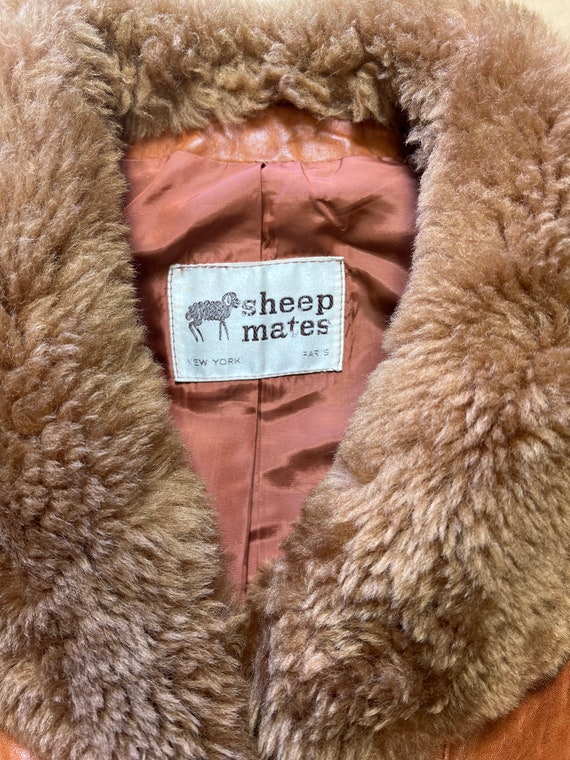 Vintage Sheep Mates Leather & Shearling Jacket - image 3