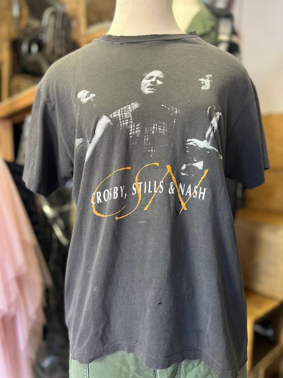 Vintage Crosby, Stills & Nash 1992 T-shirt Rock Concert