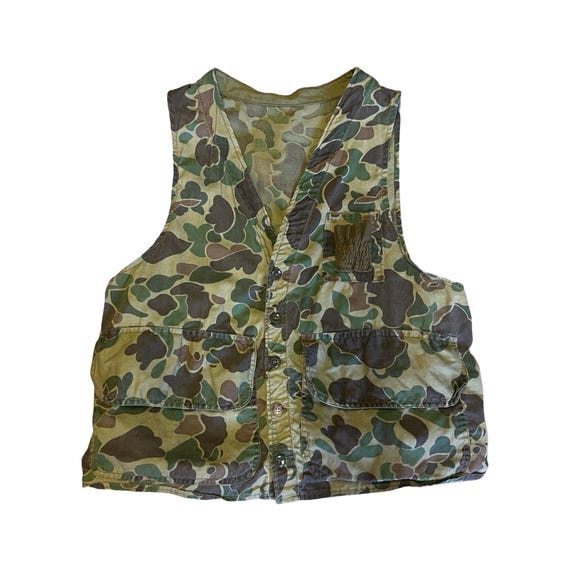 Buy Human Made Duck Camo Reversible Hunting Vest 'Olive Drab
