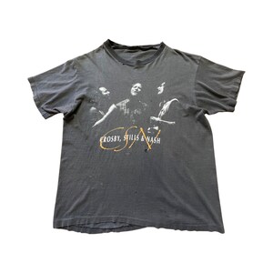 Vintage CSN Crosby Stills and Nash T Shirt - Etsy