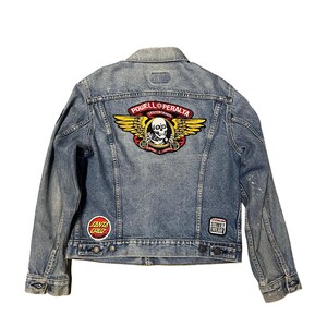 Very Rare Vintage 80's Powell Peralta Bones Brigade Patch