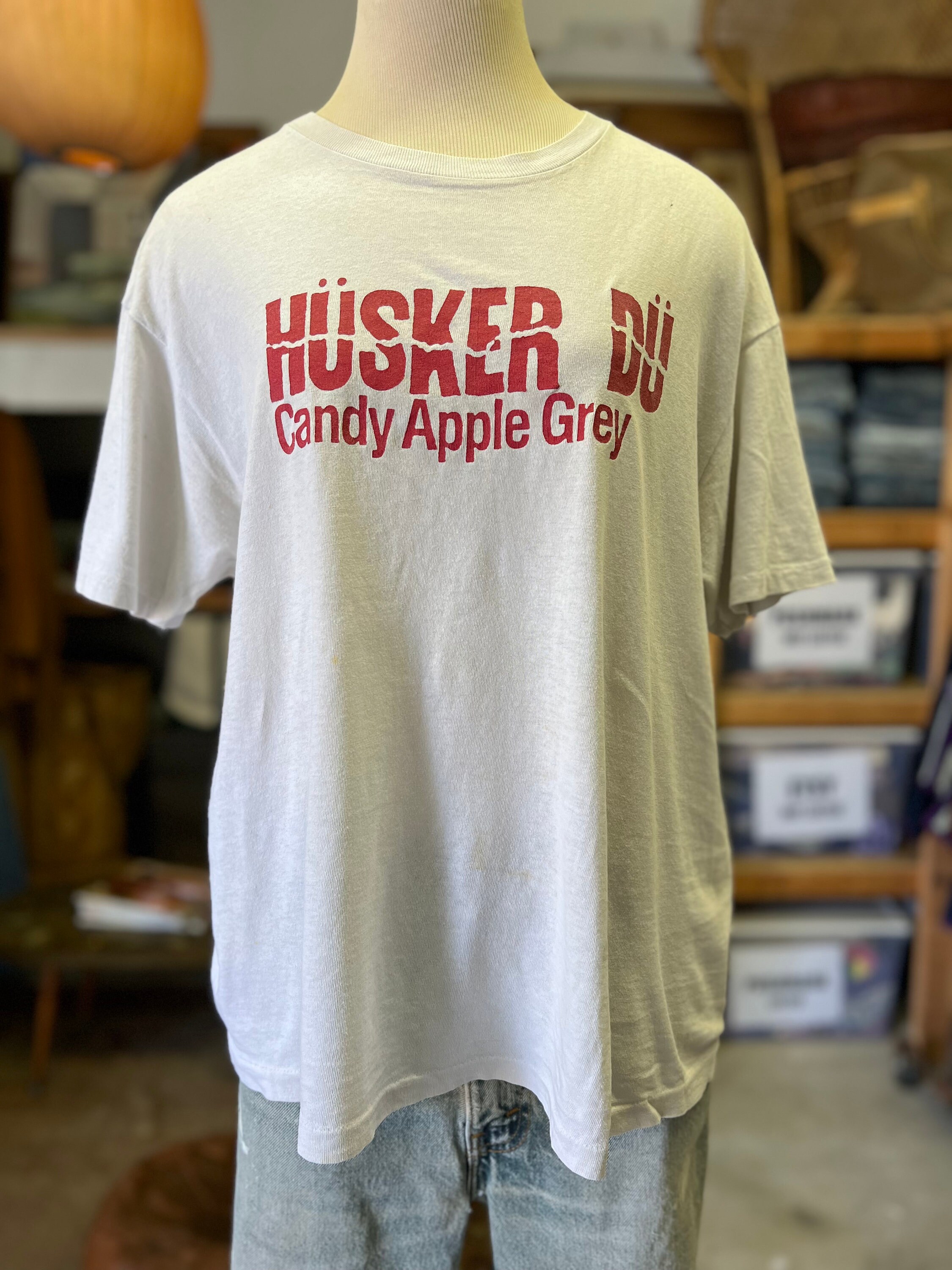 Vintage Hüsker Dü Candy Apple Grey 1986 Original Single Stitich T 