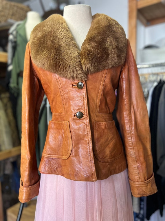 Vintage Sheep Mates Leather & Shearling Jacket - image 8