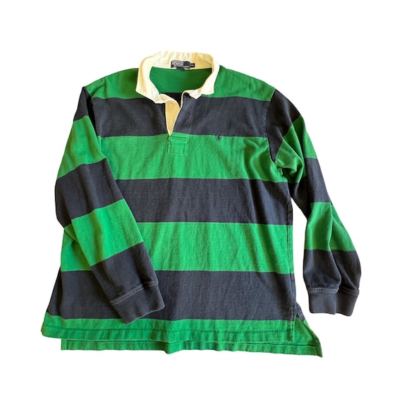 Vintage 90's Polo Ralph Lauren Striped Rugby Shirt XXL Vintage 90's Polo Ralph Lauren Striped Rugby Shirt XXL