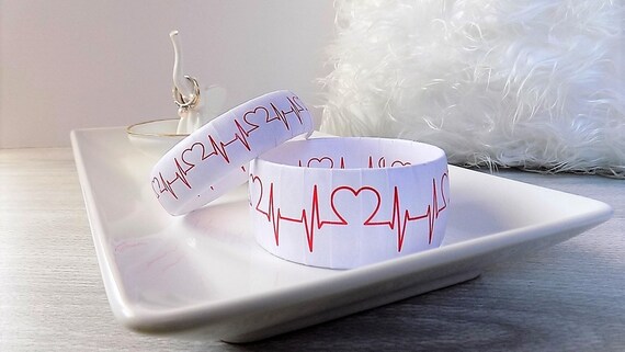 Gift for Nurses, Nurse Graduation Gift, Heart Attack Survivor, Nurse Appreciation Week, Heartbeat Bracelet, Nurse Appreciation Gifts