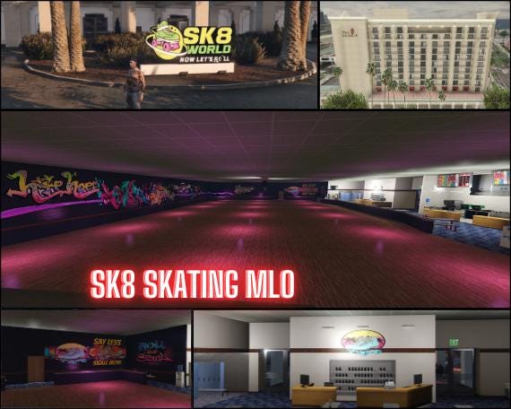 SK8 Skating MLO for FiveM | Massive Indoor Skate Arena | FiveM Ready MLO