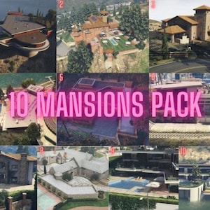 Pack de 10 manoirs pour FiveM - 10 MLO de luxe | Pack MLO compatible FiveM