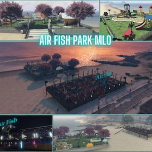 FiveM AirFish Park MLO | Futuristic Amusement Park | FiveM Ready MLO