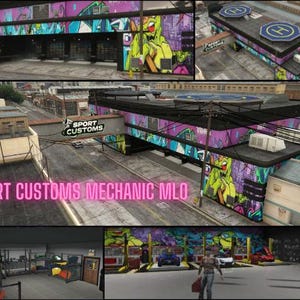 Sport Customs Mechaniker FiveM MLO | High-End Auto-Tuning-Shop | FiveM Bereit MLO