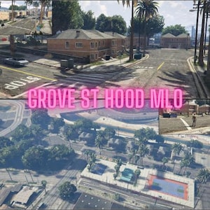 MLO personnalisé Grove St Hood pour FiveM | Gangs MLO | MLO paisible