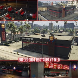 FiveM BurgerShot Resraurant MLO | Classic Fast Food Joint | Drive-Thru & Gang Hangout | FiveM Ready MLO