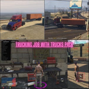 FiveM Trucking Jobs for ESX & Truck Pack for FiveM | FiveM Ready Cars