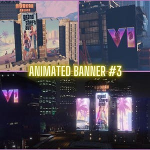Animated GTA 6 Banner for FiveM | FiveM Ready | Animated Banners FiveM